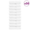 vidaXL Premium Washcloths "SOLUND" 50 pcs White 15x21 cm 600 gsm