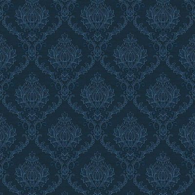 Noordwand Topchic Wallpaper Classic Ornaments Navy Blue
