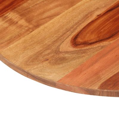 vidaXL Table Top Solid Sheesham Wood Round 15-16 mm 40 cm