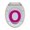vidaXL Soft-Close Toilet Seat Quick Release Light Grey Oval