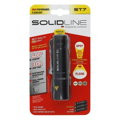 SOLIDLINE Torch ST7 with Clip 400 lm