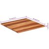 vidaXL Table Top Solid Wood Acacia 25-27 mm 70x70 cm