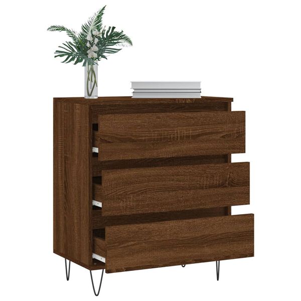 vidaXL Sideboard Brown Oak 60x35x70 cm Engineered Wood