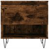 vidaXL Coffee Table Smoked Oak 50x46x50 cm Engineered Wood