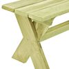 vidaXL Garden Bench 170 cm Impregnated Pinewood