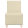 vidaXL Modular Sofa Unit Armless 3 pcs Cream 55 x 74 x 82 cm