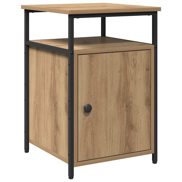 vidaXL Bedside Cabinet Artisan oak Engineered Wood