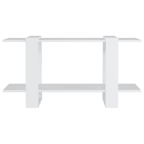 vidaXL Book Cabinet White 100x30x51 cm Engineered Wood