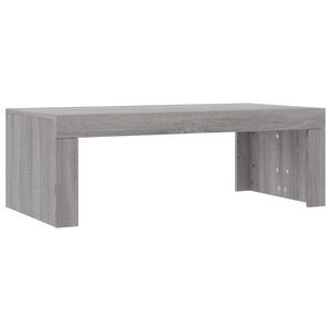 vidaXL Coffee Table Grey Sonoma 102x50x36 cm Engineered Wood