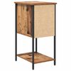 vidaXL Bedside Cabinet 2 pcs Old wood 32 x 42 x 70 cm Engineered wood