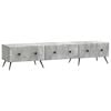 vidaXL TV Cabinet Concrete Grey 147 x 34.5 x 30 cm Engineered Wood