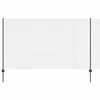 vidaXL Welded Wire Fence with Posts 25 x 1.4 m PVC-Coated Steel Grey