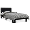 vidaXL Bed Frame without Mattress Black 100x200 cm