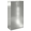 vidaXL Parcel Drop Box Silver 44 x 22 x 82 cm Galvanised Steel