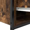 vidaXL Basin Cabinet with Drawers Smoked Oak 90x34.5x60 cm