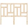 vidaXL Bed Headboard 125.5x4x100 cm Solid Wood Pine