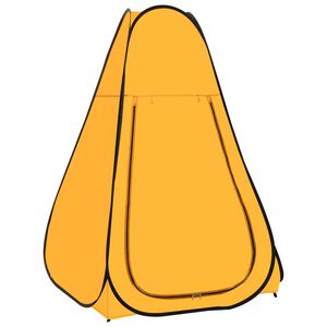 vidaXL Pop Up Shower Tent Yellow