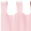 vidaXL Voile Curtains with Loops 2 pcs Light Pink 140x140 cm