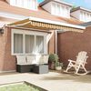 vidaXL Retractable Awning Multicolour 300 x 250 cm Fabric and Metal