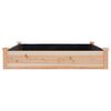 vidaXL Garden Raised Bed with Liner 120x120x25 cm Solid Wood Fir