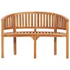 vidaXL 4 Piece Banana Garden Lounge Set Solid Teak Wood