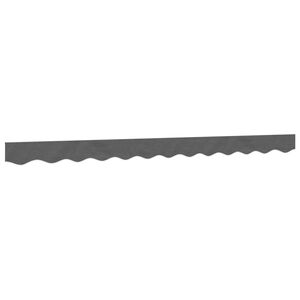 vidaXL Replacement Awning Valance Fabric | Anthracite Stripe