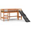 vidaXL Kids' Loft Bed without Mattress Wax Brown 80x200 cm Solid Wood Pine
