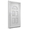 vidaXL Front Door White 110x210 cm PVC