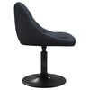 vidaXL Swivel Dining Chairs 2 pcs Dark Grey Velvet
