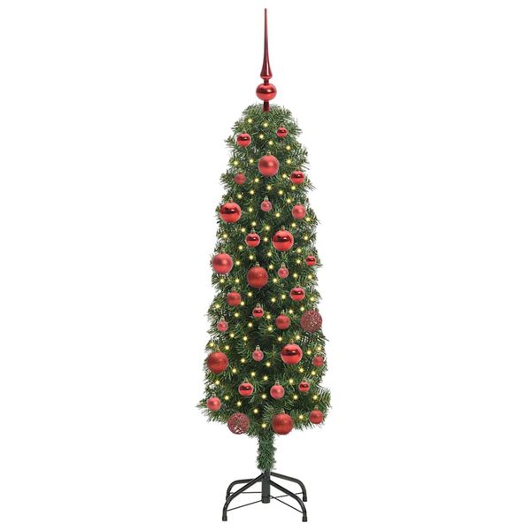 vidaXL Artificial Christmas Tree with 150 LEDs with Stand Green 150 cm
