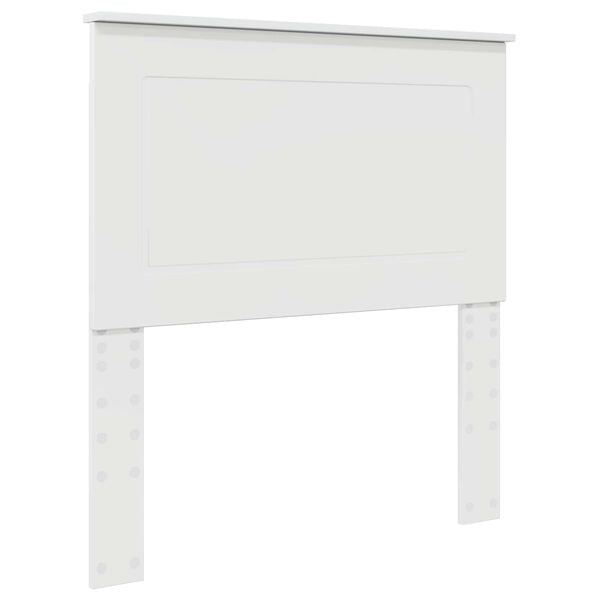 vidaXL Headboard with Headboard Gloss White 100 cm Engineered Wood