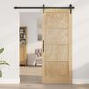 vidaXL Interior Door ORKDAL Brown 83 x 202 cm Plywood