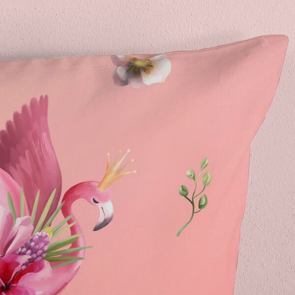 Good Morning Kids Duvet Cover QUEEN 135x200 cm Pink