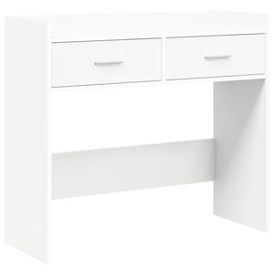 vidaXL Console Table White 90 x 35 x 80 cm Engineered Wood