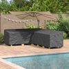vidaXL Furniture Cover Black