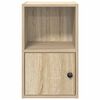 vidaXL Bookcase Sonoma Oak 31x24x52 cm Engineered Wood