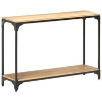 vidaXL Console Table 110x30x75 cm Solid Mango Wood