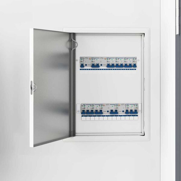 vidaXL Access Panel White 43 x 33 x 3 cm Steel