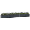 vidaXL Planter Anthracite 480 x 50 x 45 cm Galvanised Steel