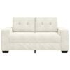 vidaXL Sofa Cream 160 x 80 x 82 cm Poly velvet
