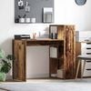 vidaXL Desk with Shelf Old wood 108 x 55 x 103.5 cm Engineered Wood