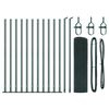 vidaXL Fence Post Green
