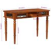 vidaXL Desk with Drawer 110x50x76 cm Solid Wood Acacia