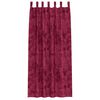 vidaXL Velvet Curtains 2 pcs Wine red 260 x 140 cm Velvet