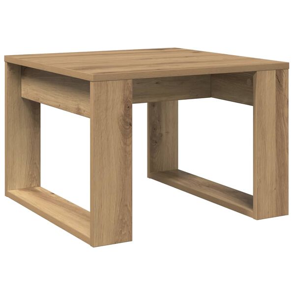 vidaXL Side Table Artisan Oak 50x50x35 cm Engineered Wood