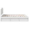 vidaXL Bed Frame with Headboard White 180 x 200 cm Solid Pine Wood