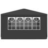 vidaXL Professional Party Tent with Side Walls 4x4 m Anthracite 90 g/m?