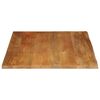 vidaXL Table Top Live Edge 90x80x2.5 cm Solid Wood Mango