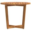 vidaXL Garden Dining Table Round Ø90x75 cm Solid Wood Acacia