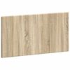 vidaXL Wall-Mounted Headboard BREDA Sonoma Oak Engineered Wood